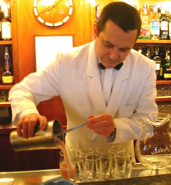 Barman-at-Harry's-Bar