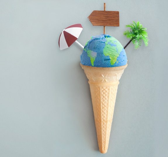 World map icecream