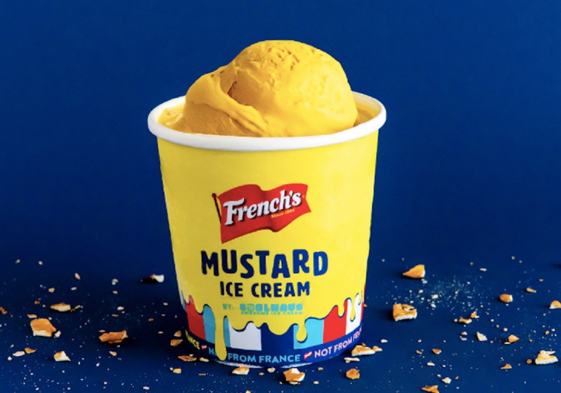 mustard ice cream
