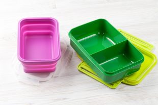 Empty lunch boxes
