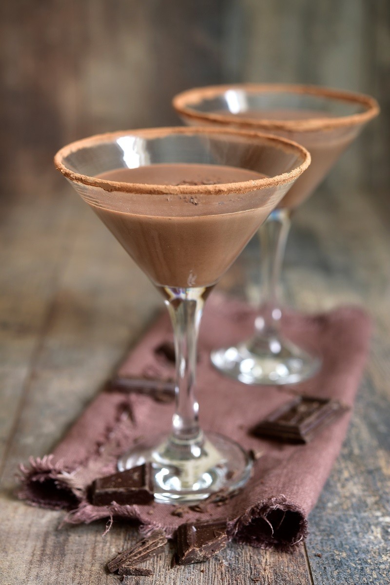 Chocolate martini.