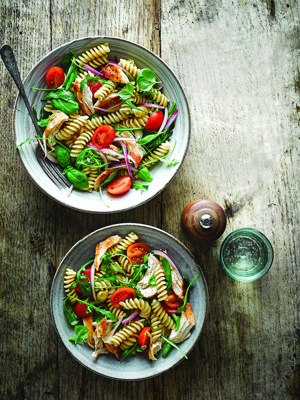 Healthy-Chicken Pasta Salad