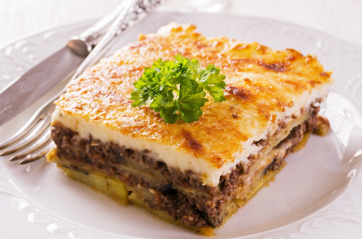 moussaka with minced meat