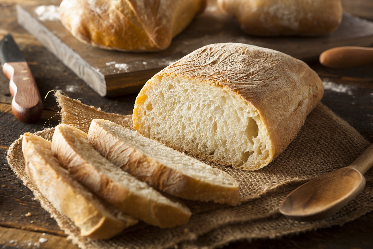 Crusty Homemade Ciabatta Bread