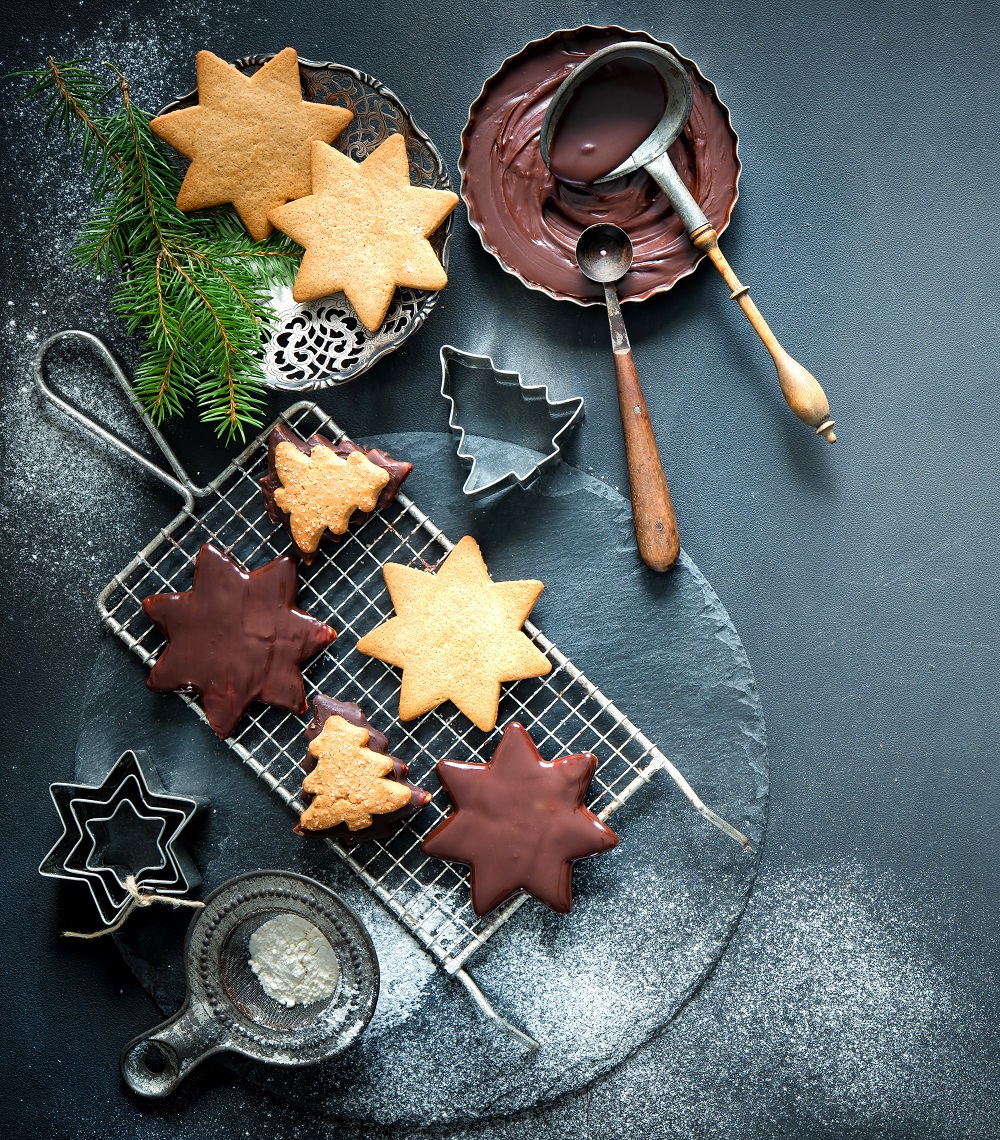 Christmas,Baking,Background,With,Cookies,,Ingredients,And,Kitchen,Utensils
