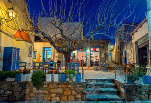 Crete,Island,,Greece,-,March,1,,2020.,Picturesque,”corner”,(“ston