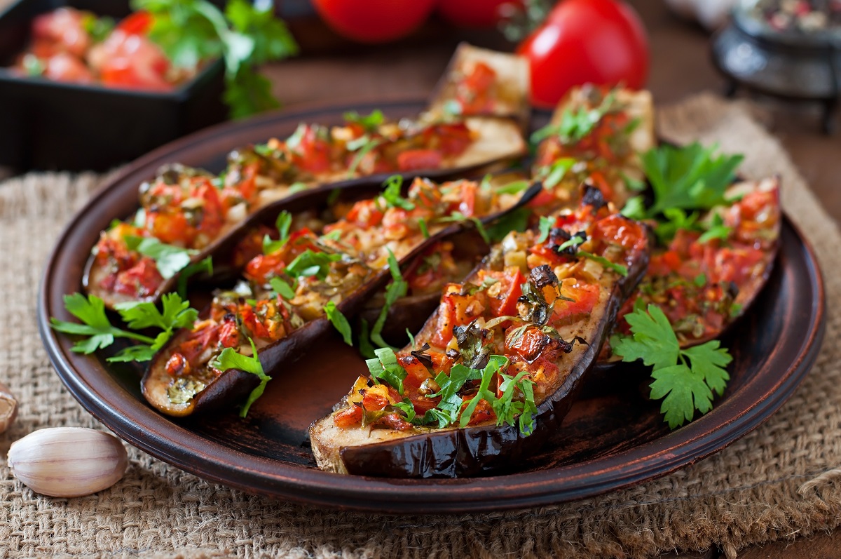 Baked,Eggplant,With,Tomatoes,,Garlic,And,Paprika