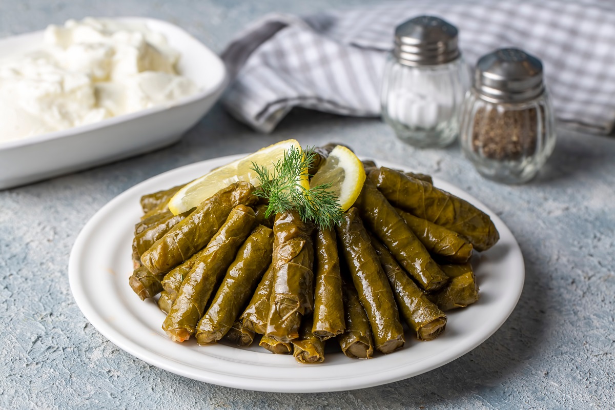 Traditional,Delicious,Turkish,Foods;,Stuffed,Leaves,(yaprak,Sarmasi)