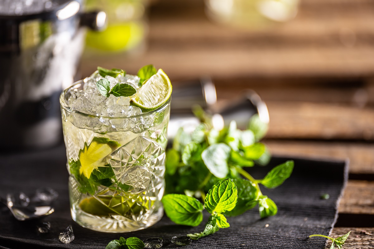 Mojito,Or,Virgin,Mojito,Long,Rum,Drink,With,Fresh,Mint,