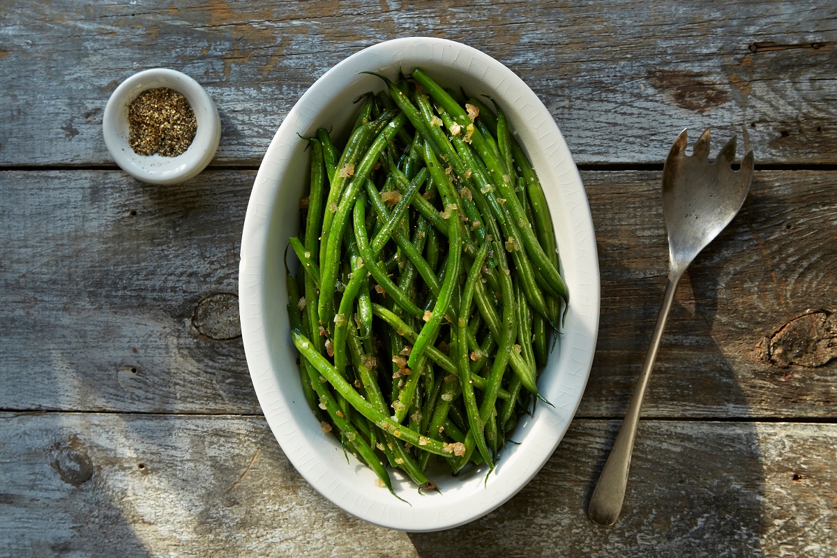 French,Green,Beans,And,Shallots