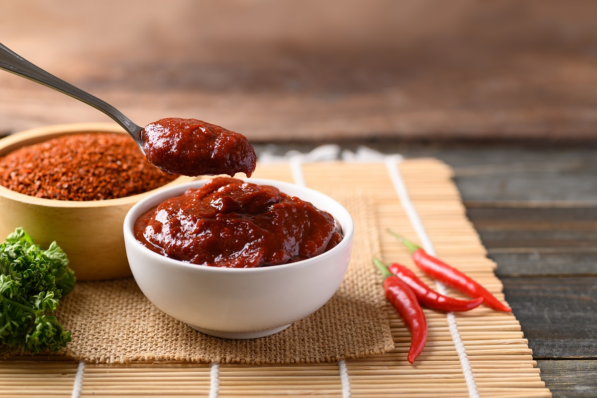 Korean,Gochujang,(red,Chili,Paste),,Spicy,And,Sweet,Fermented,Condiment