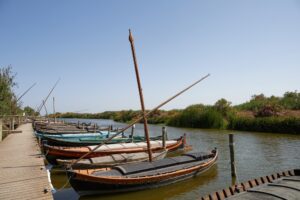 Catarroja,Traditional,Fishing,Boats,Port,(pier),In,The,Valencia,Albufera
